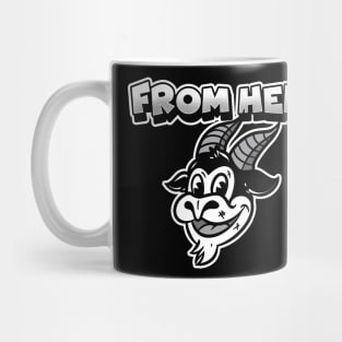 Vintage Cartoon - Baphomet Cartoon Logo Mug